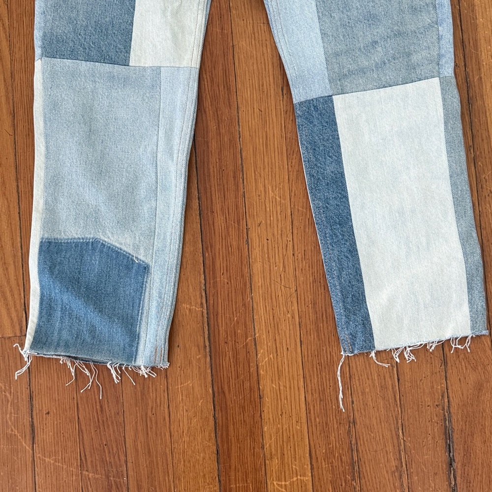 Everlane 90s Cheeky Jean Patchwork Denim 24 Ankle - Picture 4 of 5